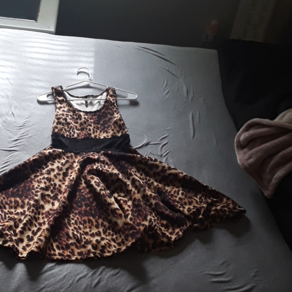 Leopard print dress